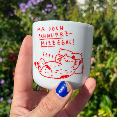 Gianluca Scigliano Becher “Schnurrmiezegal” | Verspieltes Design | Gianluca Scigliano