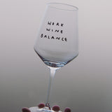 selekkt Weinglas "Work Wine Balance" | Special Edition | für Wein-Liebende