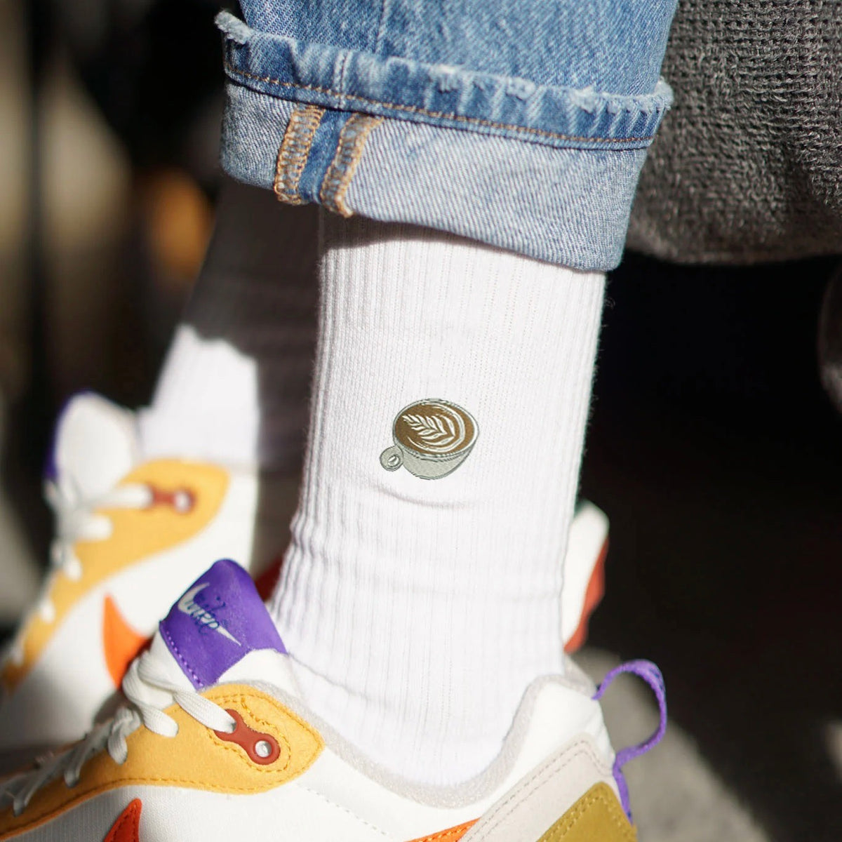 Coffee Fashion Socken "Flat White" Coffee Fashion | aus Bio-Baumwolle