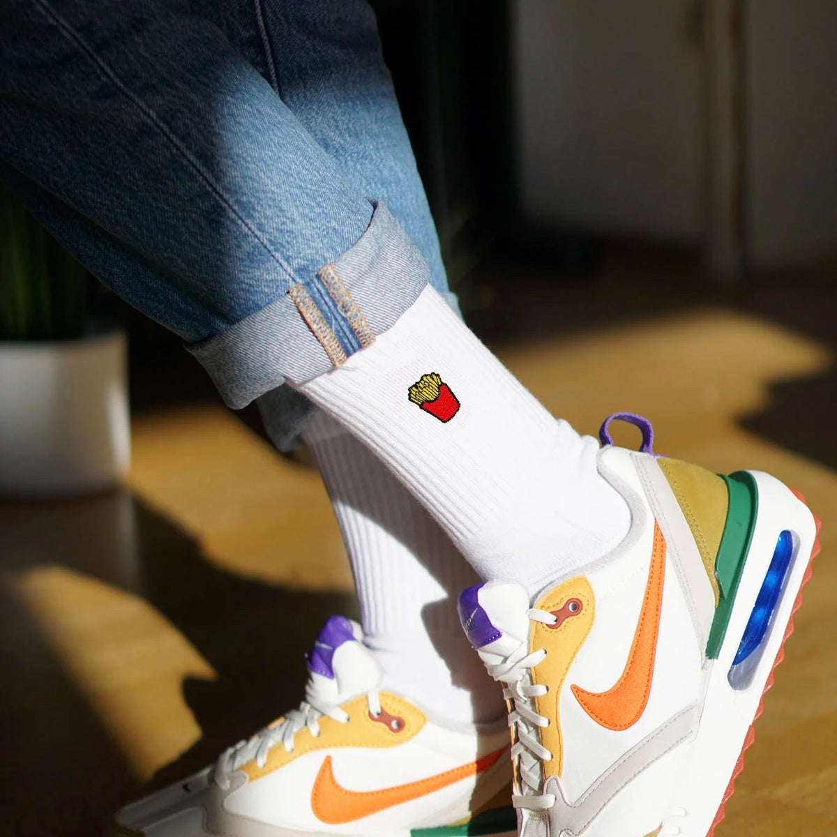 Snackz Socken "Pommes" Snackz | aus Bio-Baumwolle mit ökologischem Garn