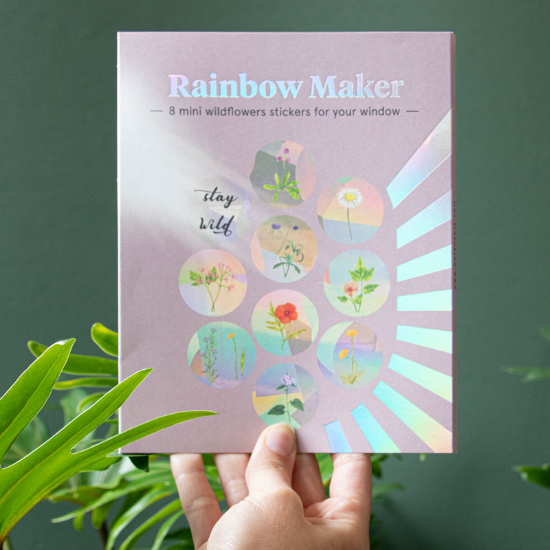 Botanopia Rainbow-Sticker Botanopia „Stay Wild“ (8 Stück) | Für kleine Sonnenmomente