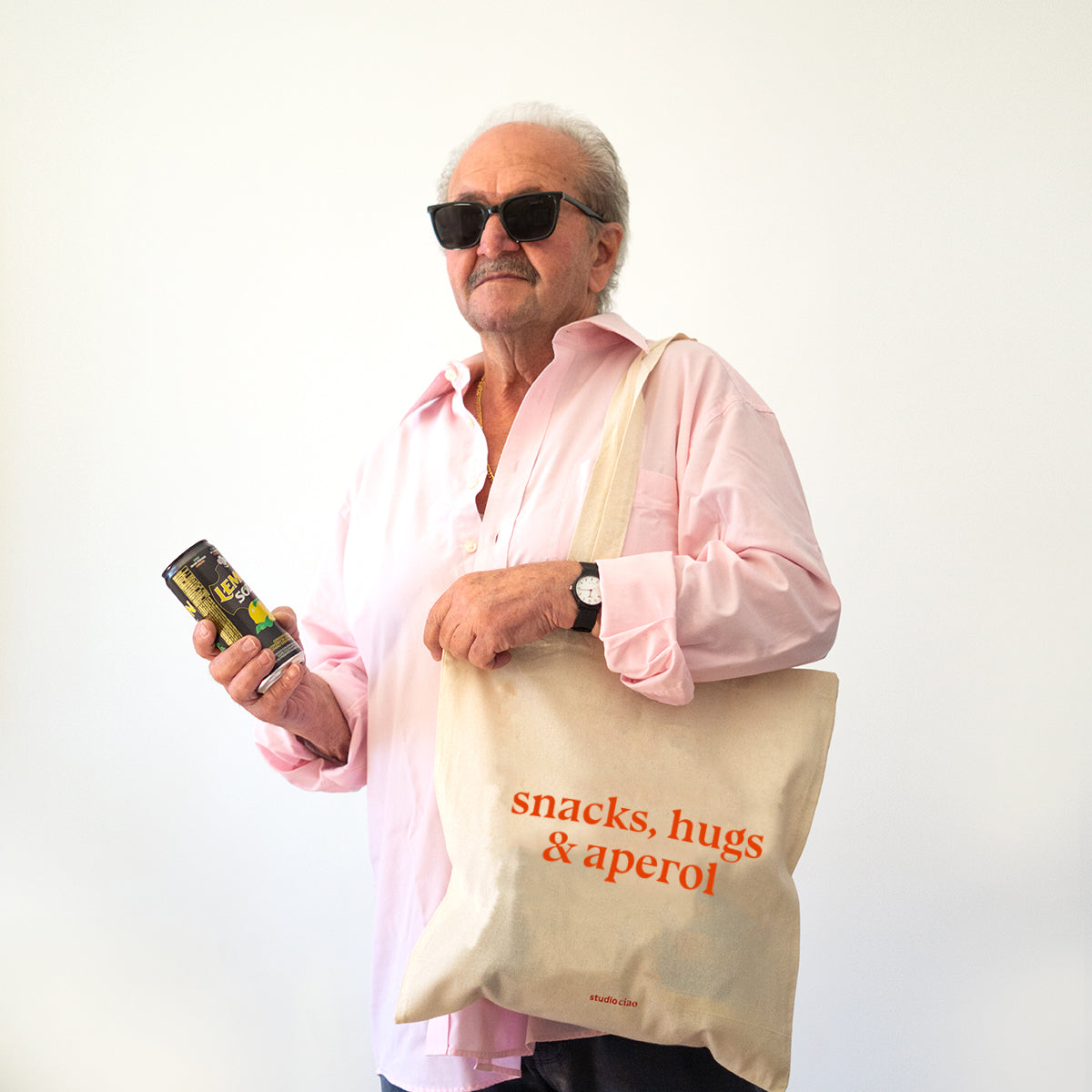 Viel Spass Studio Stofftasche "Snacks, Hugs & Aperol" | studio ciao