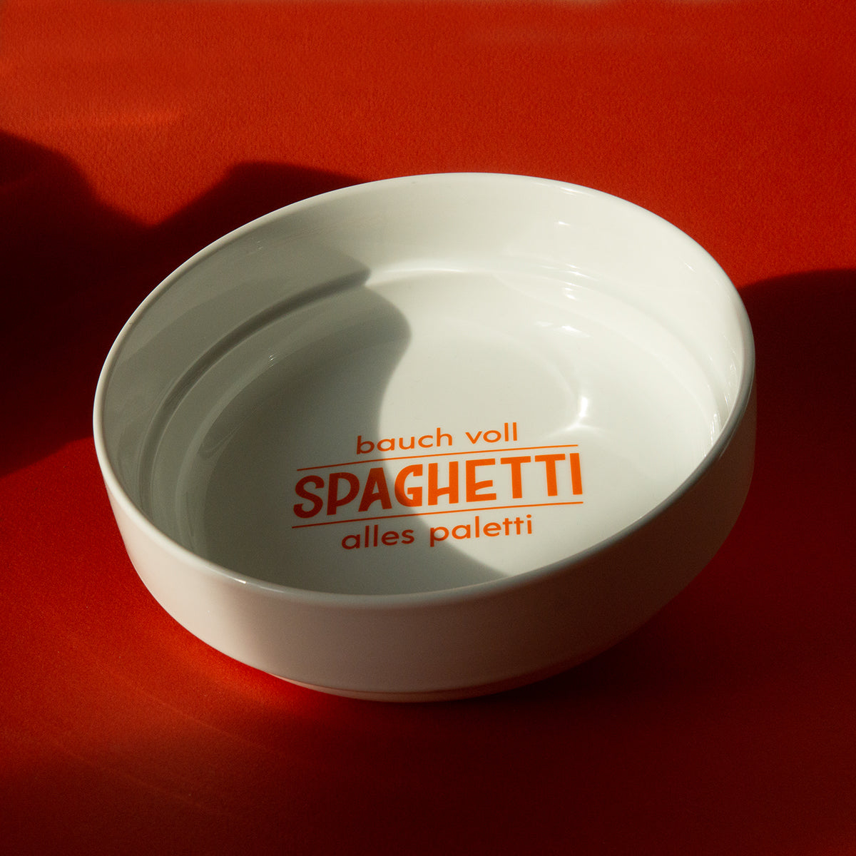 Viel Spass Studio Teller "Bauch voll Spaghetti, alles paletti" | studio ciao