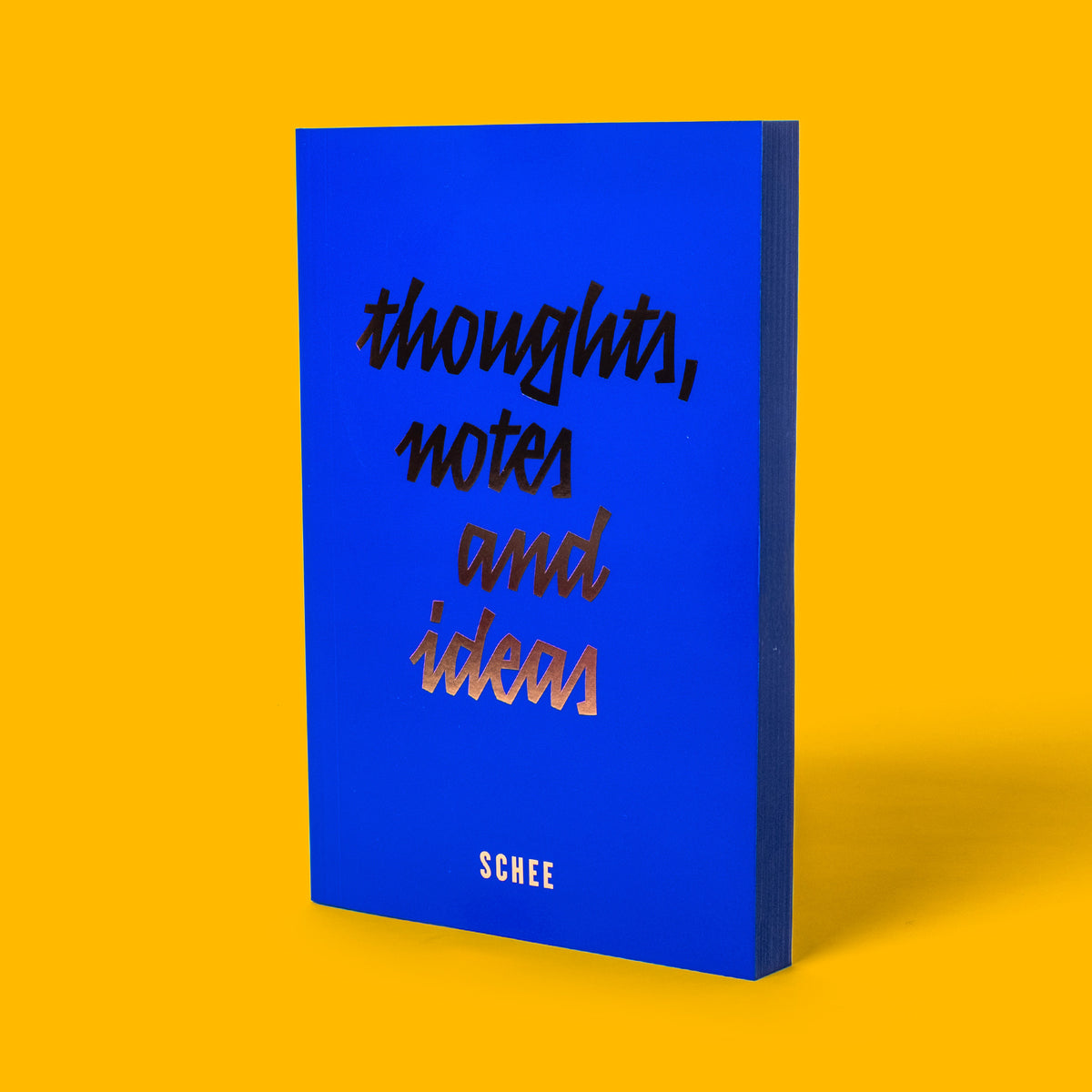 Edition SCHEE Notizbuch „Thoughts, Notes and Ideas“ | DIN A5 | Edition SCHEE