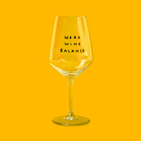 selekkt Weinglas "Work Wine Balance" | Special Edition | für Wein-Liebende