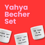 YAHYA Studio YAHYA Becher-Set (4er Set) | Coole Statement Becher