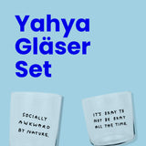 YAHYA Studio YAHYA Gläser-Set (4er Set) | Coole Statement Gläser