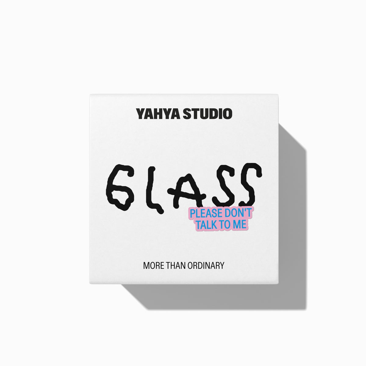 YAHYA Studio Trinkglas „Please Don't Talk to Me“ | Witziger Spruch | YAHYA Studio