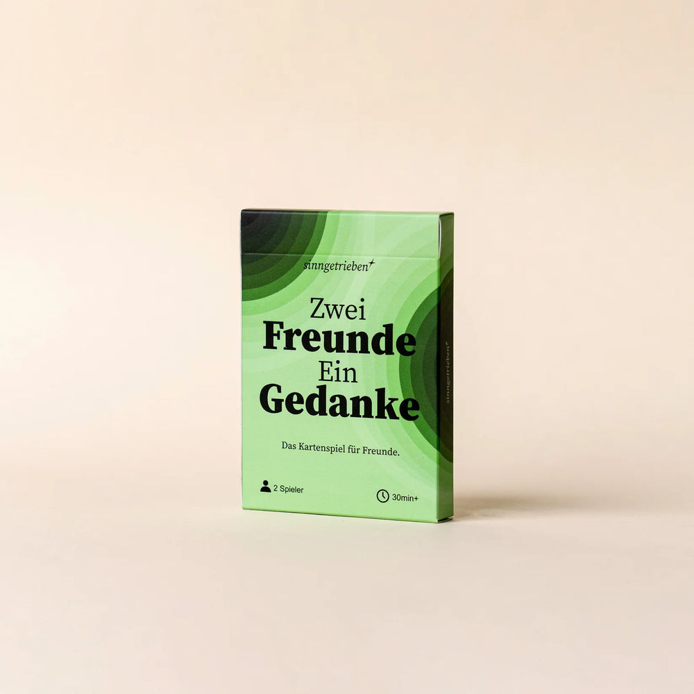 sinngetrieben Kartenspiel “Zwei Freunde, ein Gedanke” | sinngetrieben