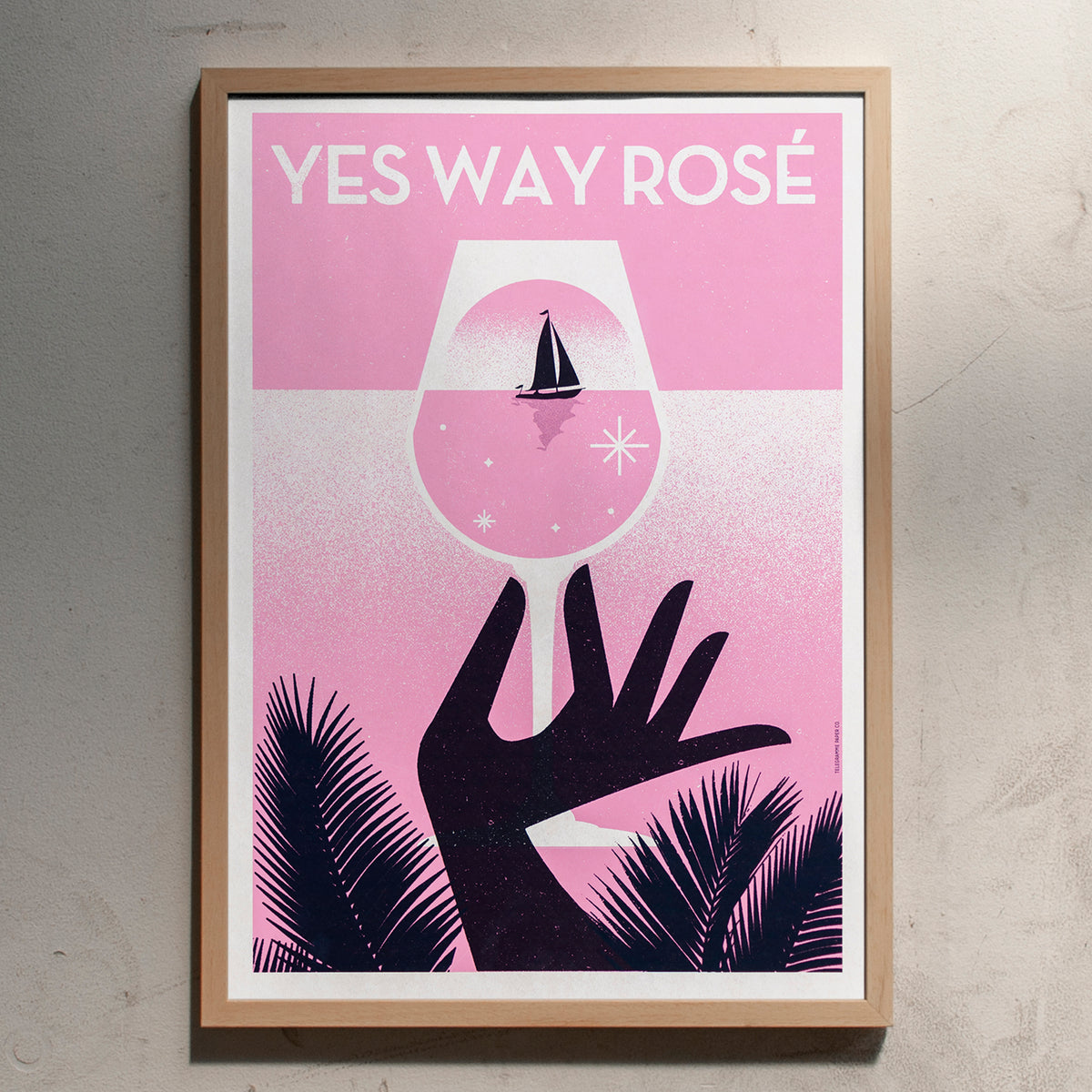 Telegramme Paper Co. Yes Way Rosé (Din A2)