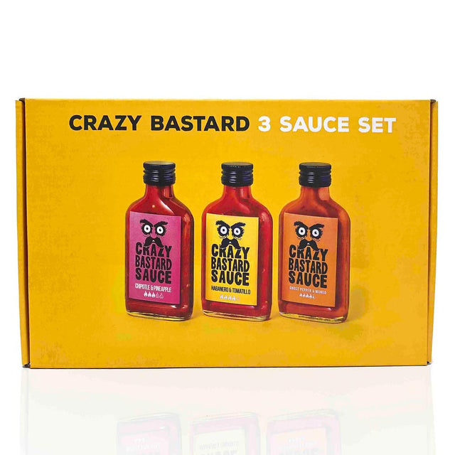 CBS Foods Chilisaucen 3er Set "Bestsellers" | Crazy Bastard
