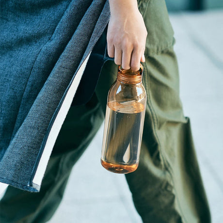 KINTO Trinkflasche "Water Bottle" Amber 950ml | Minimalistisch & Funktional | KINTO